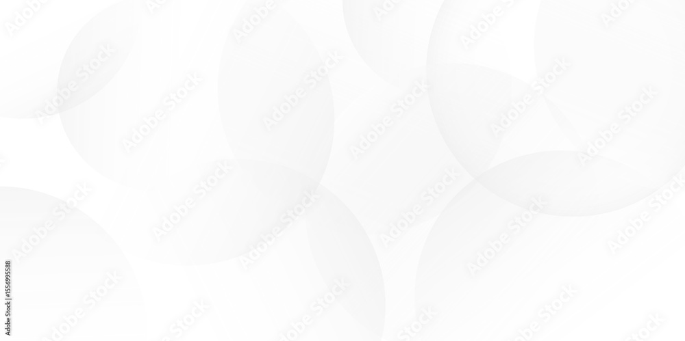 Poster Abstract background with circle white abstract geometric background with soft light white paper circles in design .Gray abstract. Modern design background for report and project presentation template.