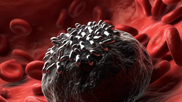 Medical Animation of Nanotechnology in the Bloodstream