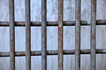 The pattern of a grate suitable for backgrounds