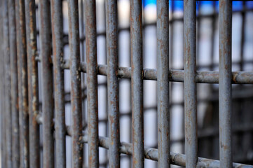 The pattern of a grate suitable for backgrounds