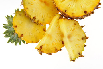 Pineapple on white background