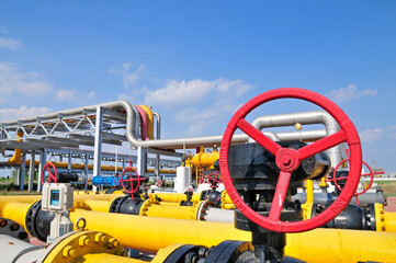 The pipe and valve oil fields