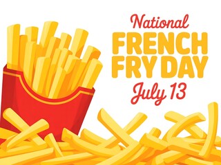 Celebrate national french fry day on july thirteenth with a delicious pile of golden fries