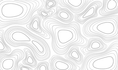 Abstract contour terrain background for trail-running and hiking design