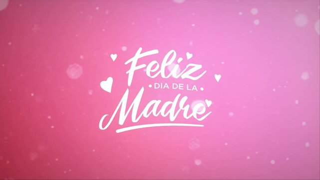 Feliz D&iacute;a de la Madre Pink Sparkles Animation