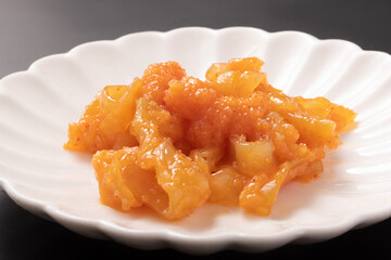 中華くらげ　明太子和え