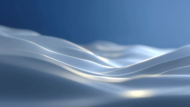 Abstract Waves with Smooth Sine Curves for Creative Design
