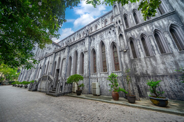 St Joseph Cathedral Church in Hanoi Old Quarters Vietnam magnificent structure architecturally...