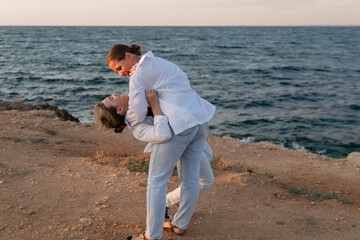 Couple Beach Wedding Photography Sunset