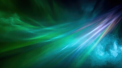 Fototapeta premium A stunning display of vibrant colors and light patterns, showcasing the beauty of natural phenomena in the environment.