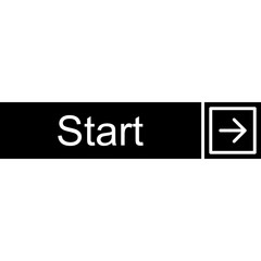 Start Vector Icon