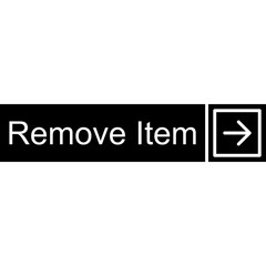 Remove Item Vector Icon
