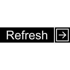Fototapeta premium Refresh Vector Icon