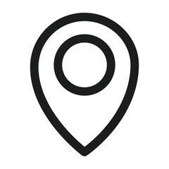 Obraz premium Location icons. Map pin. Map markers. Map icon. Map pointer line art Vector illustration on a white background
