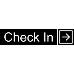 Check In Vector Icon