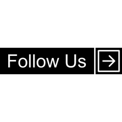Follow Us Vector Icon