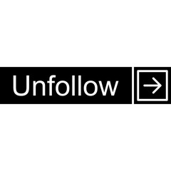 Unfollow Vector Icon