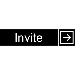 Invite Vector Icon