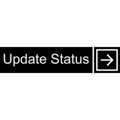 Fototapeta premium Update Status Vector Icon