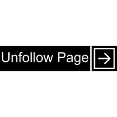 Fototapeta premium Unfollow Page Vector Icon