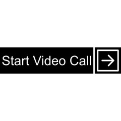 Start Video Call Vector Icon