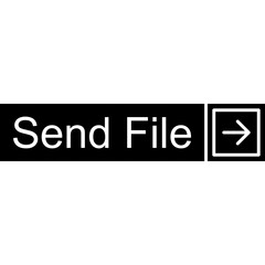 Send File Vector Icon