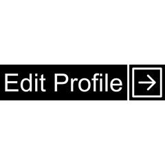 Edit Profile Vector Icon