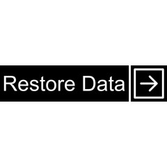 Fototapeta premium Restore Data Vector Icon