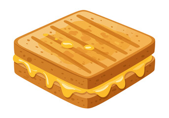 Grilled cheese sandwich toast cheese grill marks golden yellow