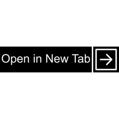 Fototapeta premium Open in New Tab Vector Icon