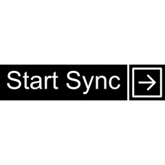 Start Sync Vector Icon