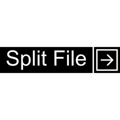 Split File Vector Icon