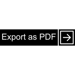 Export as PDF Vector Icon