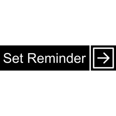 Set Reminder Vector Icon