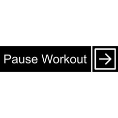 Pause Workout Vector Icon