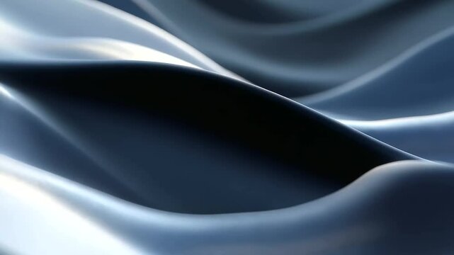 Elegant Abstract Waves with Sine Curves in Rhythm