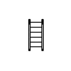 Climbing the Way Up: A simple, symmetrical illustration of a ladder ascending, representing opportunity, growth, and the pursuit of higher aspirations.