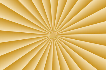 A dynamic abstract sunburst background with radial golden orange rays converging to the center. This vibrant design evokes energy, sunshine, and summer warmth