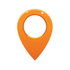 simple map icon point illustration