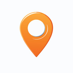 simple map icon point illustration