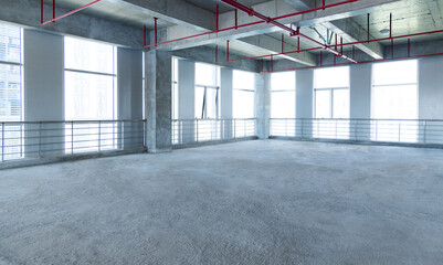 Interior view of empty office