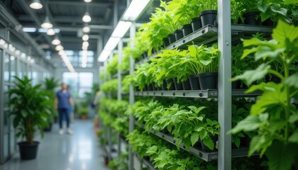 Indoor hydroponic farming: sustainable green revolution