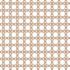 Retro Geometric Circle Pattern in Brown – Seamless Minimalist Background Design

