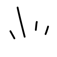 vector Line movement effect 