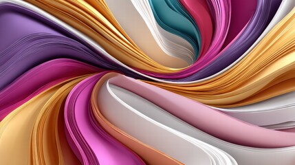 Iridescent waves blend smoothly in vibrant neon gradients creating a captivating high fidelity colorful motion design and 2-6x visual effect.