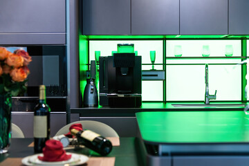 Coffee machine in the restaurant