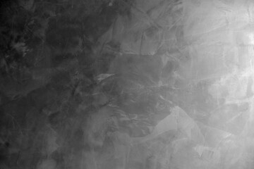 top view gray table or empty old loft stain wall and black cement light gradient to dark concrete...