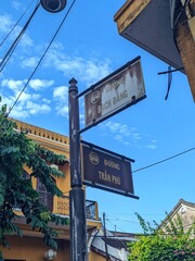 Obraz premium Hoi An old city sign