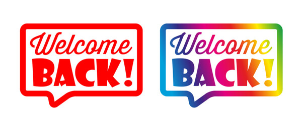 Welcome back