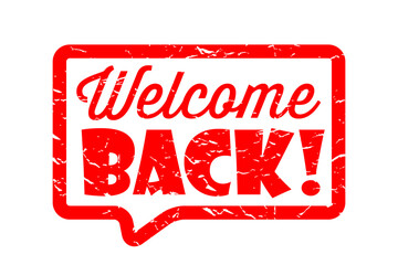 Welcome back